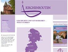 Tablet Screenshot of kirchenrouten.eu